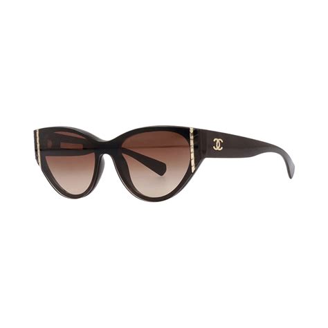 chanel 6054|CHANEL CC Cat Eye Sunglasses 6054 Brown.